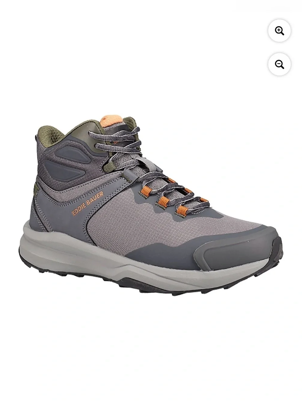 Eddie Bauer Gray and Orange Men's Outdoor Boots